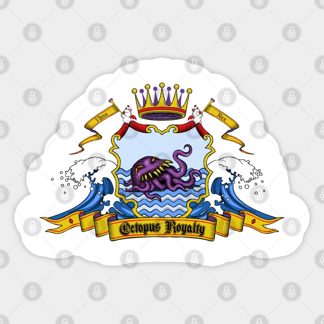 Octopus Royalty Sticker by TheGamingGeeks